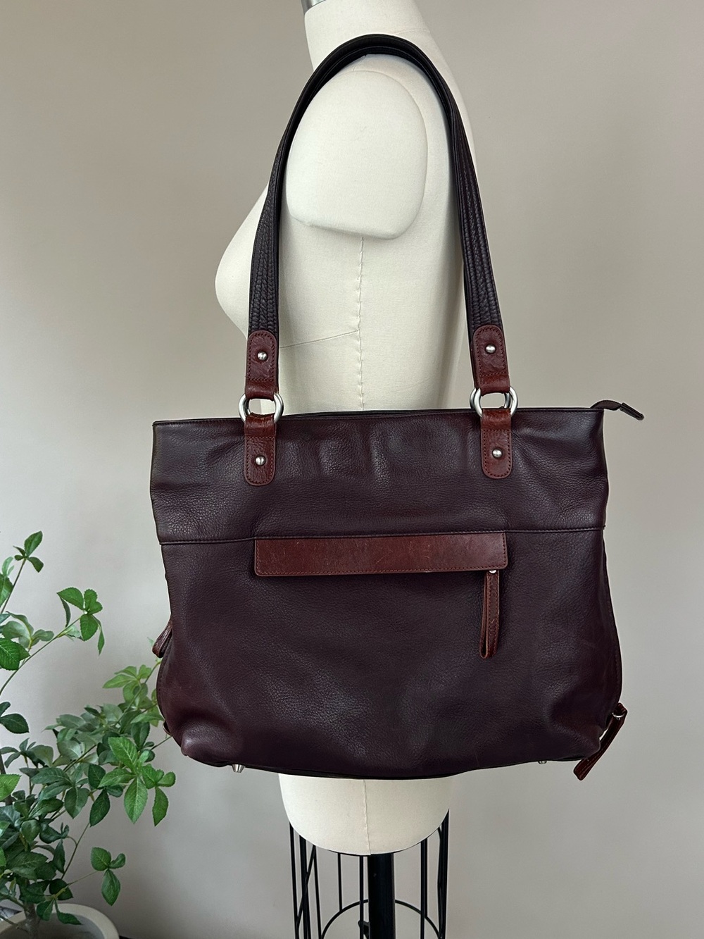 Osgoode Marley Brown Leather Shoukder Bag